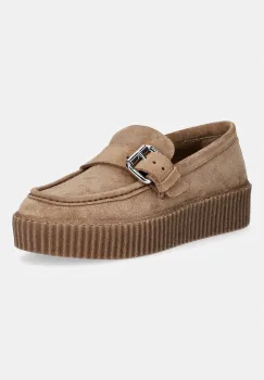 Weekend Max Mara loafers slip-on pentru femei din piele intoarsa imagine