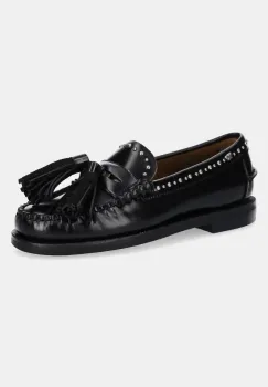 Weekend Max Mara mocasini de piele WEEKENDAN femei, culoarea negru, 2515521014600 imagine