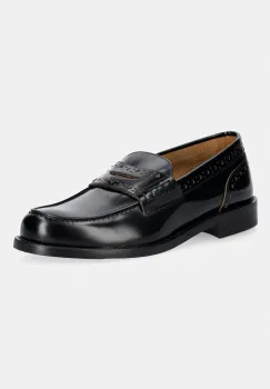 Weekend Max Mara mocasini pentru femei din piele imagine