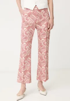 Weekend Max Mara pantaloni de femei din bumbac cu elastan ONDE imagine