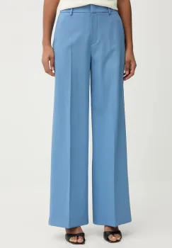 Weekend Max Mara pantaloni de lana VISIVO drept, high waist, 2615131041600 imagine