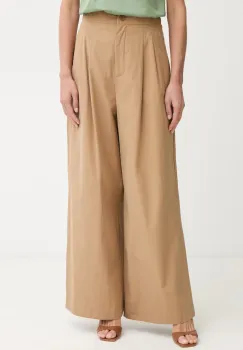 Weekend Max Mara pantaloni palazzo pentru femei, din bumbac BENDA imagine