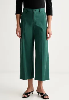 Weekend Max Mara pantaloni pentru femei cu bumbac WKDURIAL imagine