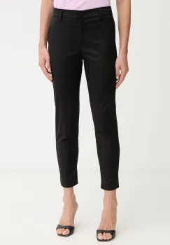 Weekend Max Mara pantaloni pentru femei, din bumbac cu elastan CECCO imagine