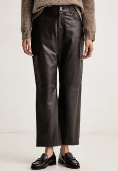 Weekend Max Mara  pantaloni pentru femei din piele WKDDESERTO imagine