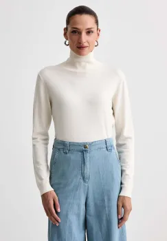 Weekend Max Mara  pulover cu guler inalt pentru femei cu amestec de matase WKDKIKU imagine