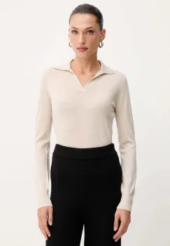Weekend Max Mara pulover de lana CAPPA culoarea bej, light, 2525366052600 imagine