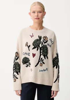 Weekend Max Mara pulover de lana PAVIDI culoarea bej, light, 2525366262600 imagine