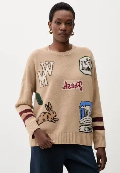 Weekend Max Mara pulover de lana PAVIDI culoarea bej, light, 2525366262600 imagine