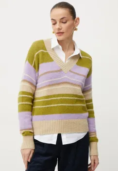 Weekend Max Mara pulover din amestec de lana femei, culoarea violet, 2425366102600 imagine