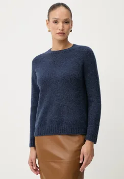 Weekend Max Mara pulover din amestec de lana GHIACCI culoarea bleumarin, 2525366151600 imagine