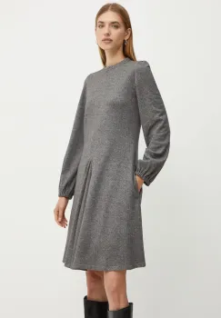 Weekend Max Mara rochie culoarea gri, mini, evazati, 2425626072600 imagine