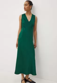 Weekend Max Mara rochie culoarea verde, maxi, evazati, 2425226011600 imagine