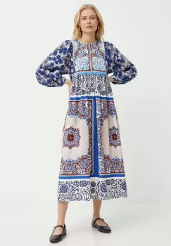 Weekend Max Mara rochie din bumbac mini, evazati, 2415221092600 2415220000000 imagine