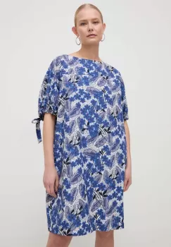 Weekend Max Mara rochie din bumbac mini, oversize imagine