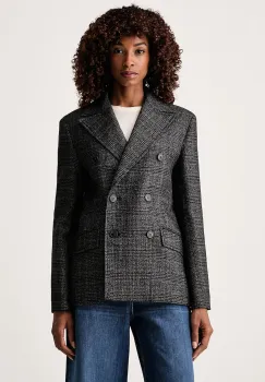 Weekend Max Mara  sacou cu doua randuri de nasturi pentru femei din lana WKDOCCHIO imagine