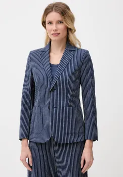 Weekend Max Mara sacou cu un singur rand de nasturi pentru femei cu bumbac ALETTA imagine