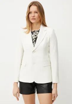 Weekend Max Mara sacou culoarea bej, un singur rand de nasturi, uni, 2515041041600 imagine