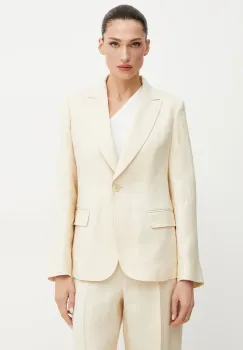 Weekend Max Mara sacou de in culoarea bej, un singur rand de nasturi, uni, 2515041012600 imagine