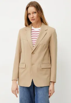 Weekend Max Mara sacou de lana culoarea verde, un singur rand de nasturi, uni, 2515041091600 imagine