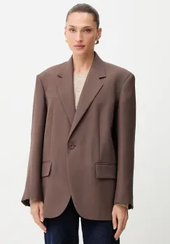 Weekend Max Mara sacou FLOC culoarea maro, oversize, uni, 2525046081600 imagine
