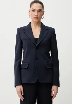 Weekend Max Mara sacou GINNASTA culoarea bleumarin, un singur rand de nasturi, uni, 2615911011600 imagine