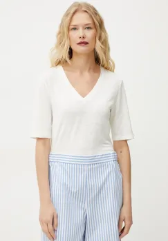 Weekend Max Mara tricou de in femei, culoarea alb, 2515941012600 imagine