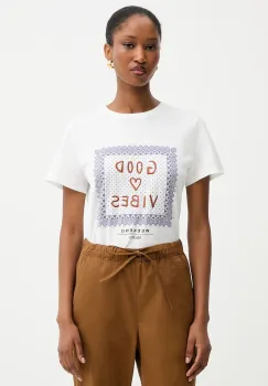 Weekend Max Mara tricou din bumbac ARA culoarea alb, 2525976041600 imagine