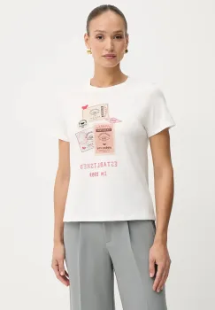 Weekend Max Mara tricou din bumbac ARA culoarea alb, 2525976041600 imagine