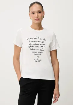 Weekend Max Mara tricou din bumbac ARA culoarea alb, 2525976041600 imagine