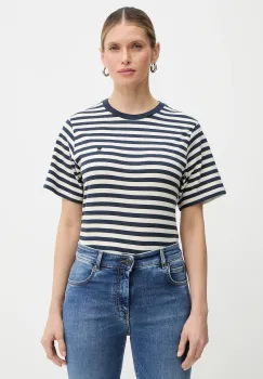 Weekend Max Mara tricou din bumbac VENACO culoarea bej, 2615971031600 imagine