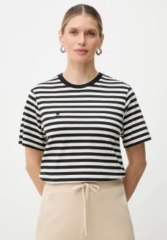 Weekend Max Mara tricou din bumbac VENACO culoarea bej, 2615971031600 imagine