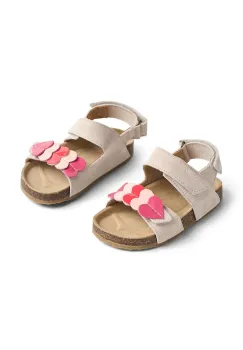 Wheat sandale cu calcaiul deschis pentru copii, din piele intoarsa imagine