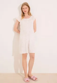 women'secret camasa de noapte culoarea alb, 3639176 imagine