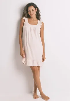 women'secret camasa de noapte culoarea roz, 4362327 imagine