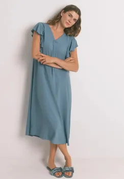 women'secret camasa de noapte culoarea verde, 4362325 imagine