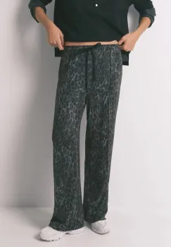 women'secret pantaloni de pijama culoarea gri, 3702262 imagine