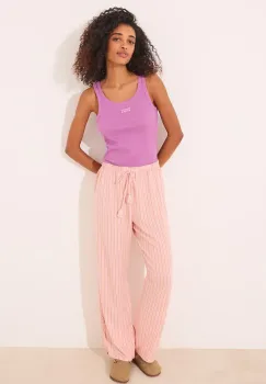 women'secret pantaloni de pijama femei, culoarea roz, 3709660 imagine