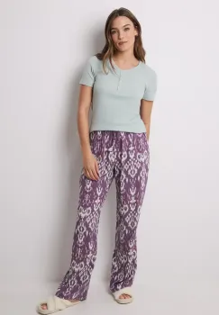 women'secret pantaloni de pijama femei, culoarea violet, 3709649 imagine