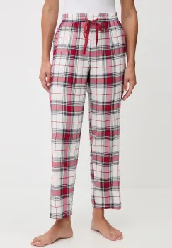 women'secret pantaloni pijama bumbac culoarea rosu, bumbac, 3702289 imagine