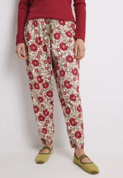 women'secret pantaloni pijama bumbac MIX AND MATCH LOVE ACTUALLY culoarea rosu, bumbac, 3708464 imagine