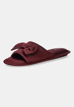 women'secret papuci de casa SENSE GALLERY culoarea bordo, 4992513 imagine