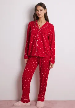 women'secret pijama LA VECINA RUBIA femei, culoarea rosu, 3138649 imagine