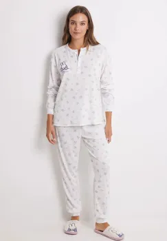 women'secret pijama Miffy femei, culoarea bej, 3138573 imagine