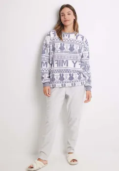 women'secret pijama Miffy femei, culoarea violet, bumbac, 3138577 imagine