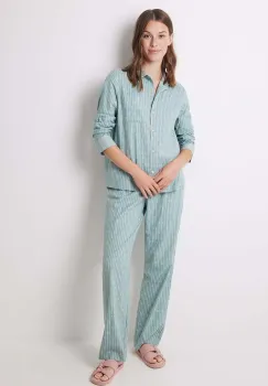 women'secret pijama MIX AND MATCH BRUMMELL femei, culoarea verde, 3598061 imagine