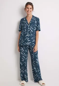 women'secret pijama MIX AND MATCH CEREMONY culoarea verde, 4858808 imagine