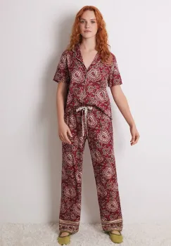 women'secret pijama MIX AND MATCH LOVE ACTUALLY femei, culoarea rosu, 4858814 imagine