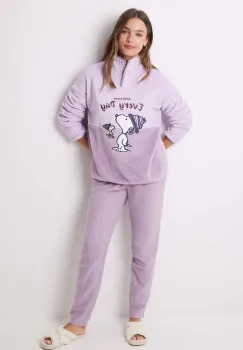women'secret pijama Snoopy femei, culoarea roz, 3138580 imagine