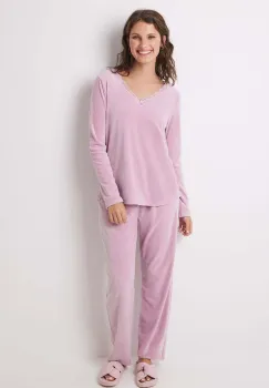 women'secret pijama SOFT TOUCH FRANCHISEE culoarea roz, 3598065 imagine